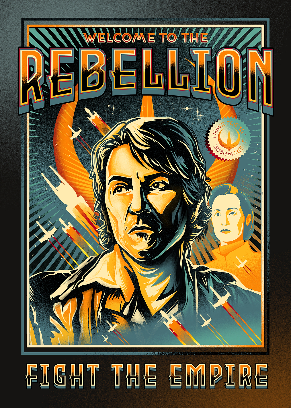 Welcome to the Rebellion: постер из коллекции Star Wars