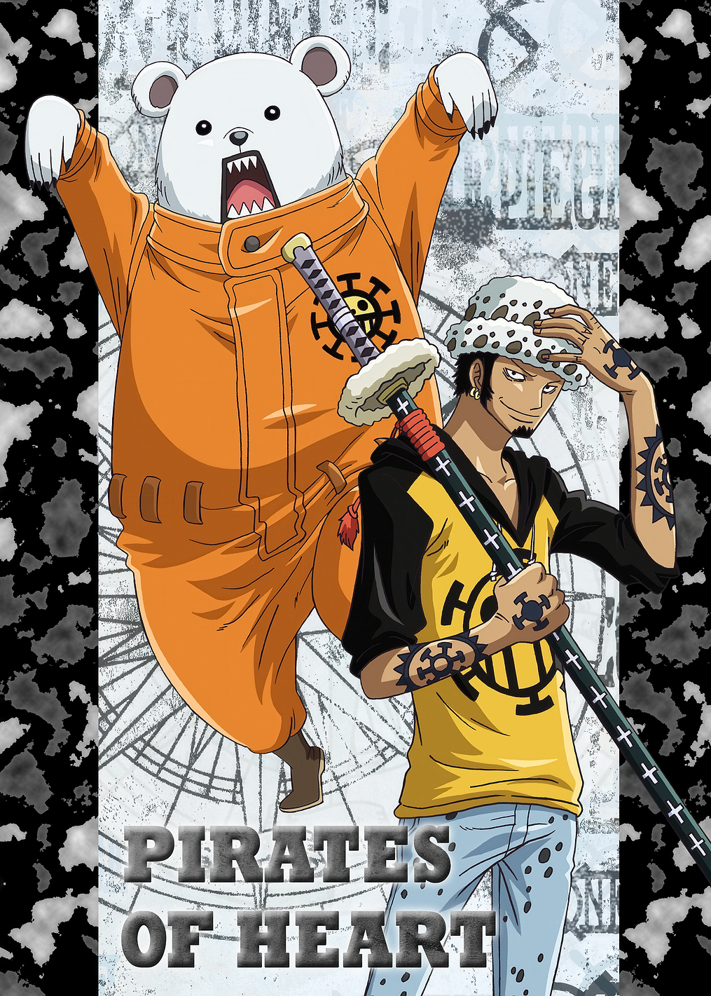 Summit War Heart Pirates: постер из коллекции One Piece