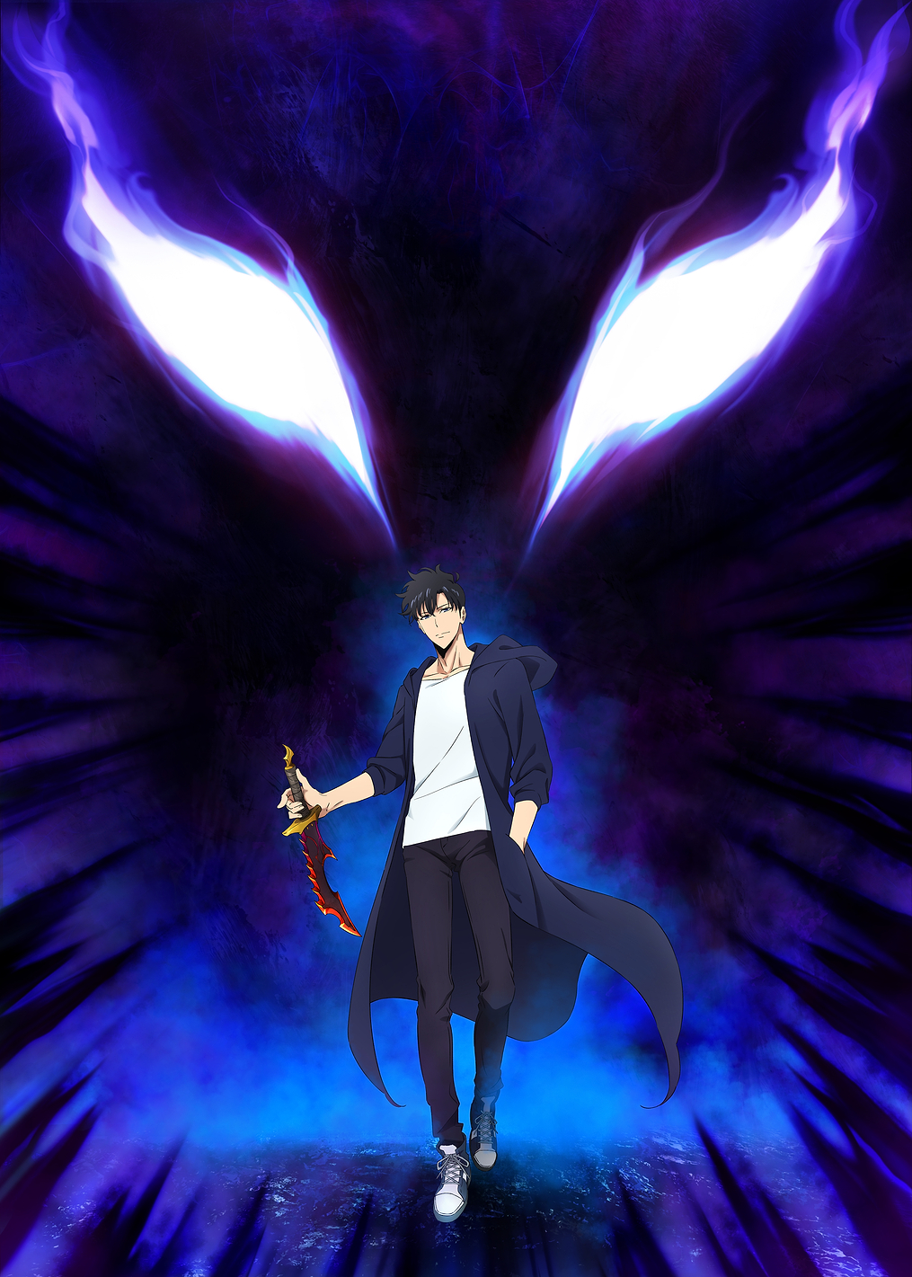 Sung JinWoo Shadow Monarch: постер из коллекции Solo Leveling