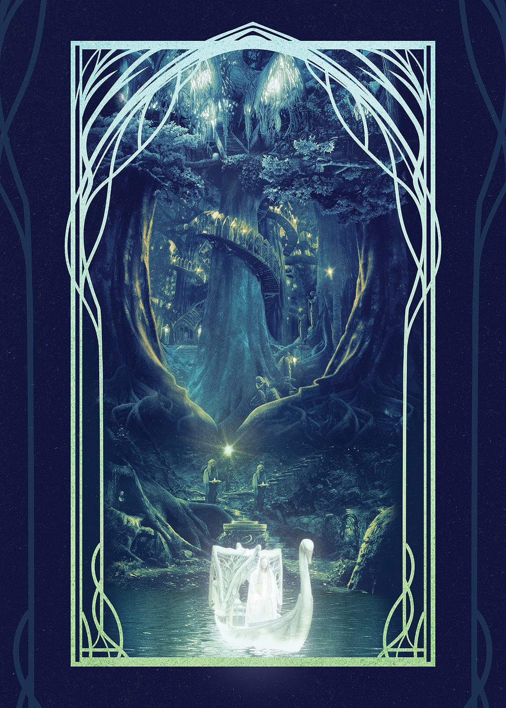 Lothlórien: Farewell to the Golden Wood: постер из коллекции Middle-earth