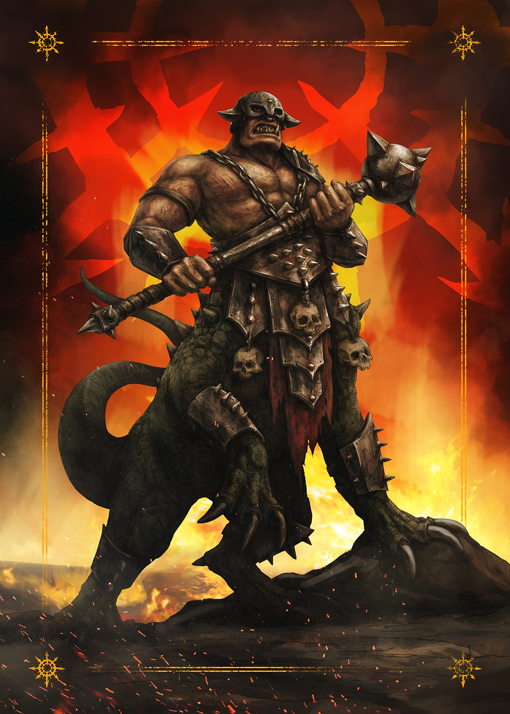 Dragon Ogre: постер из коллекции Warhammer