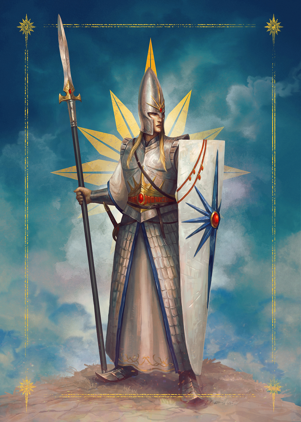 High Elf Spearman: постер из коллекции Warhammer