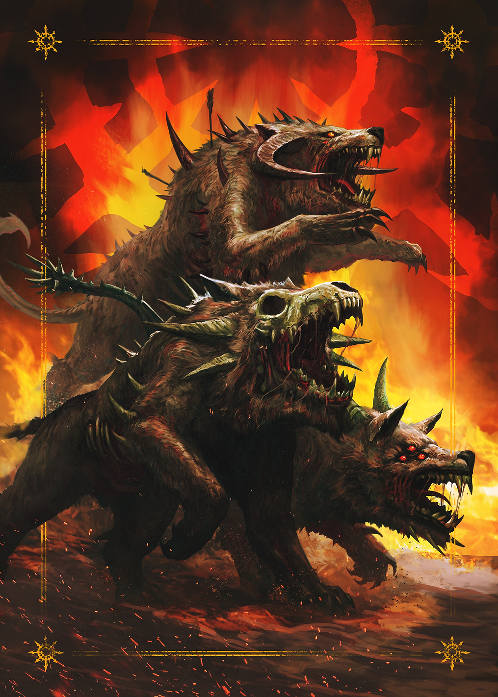 Chaos Warhounds: постер из коллекции Warhammer