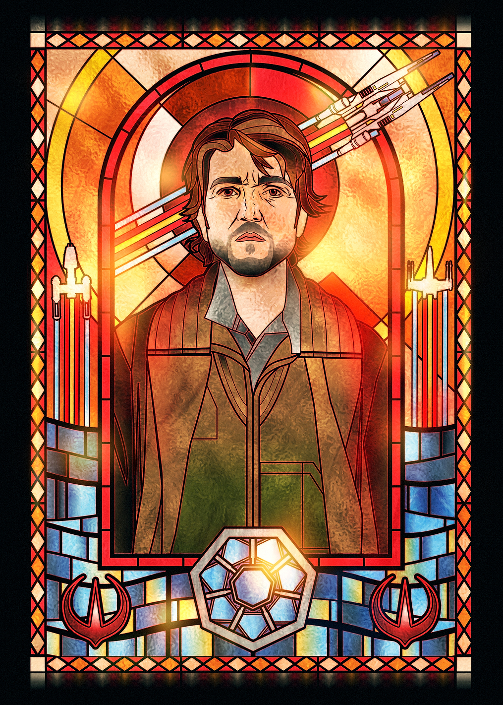 Andor Stained Glass: постер из коллекции Star Wars