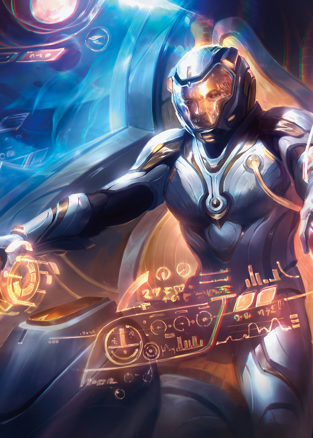 MTG: Starfighter Pilot: постер из коллекции Magic: The Gathering
