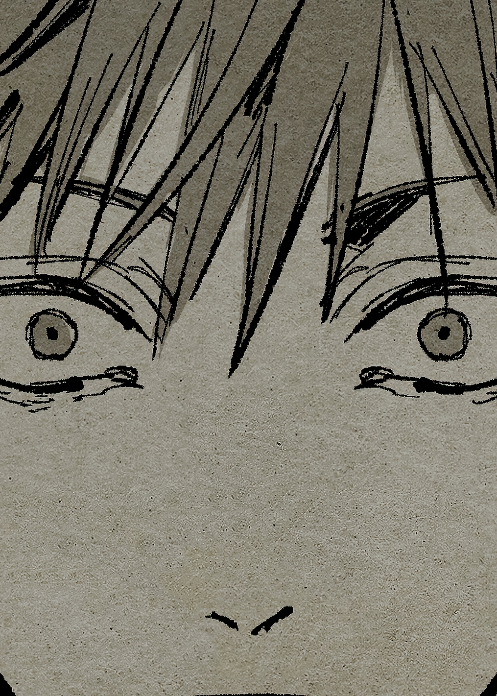 Chainsaw Man EP10 Ending: Denji close up: постер из коллекции Chainsaw Man
