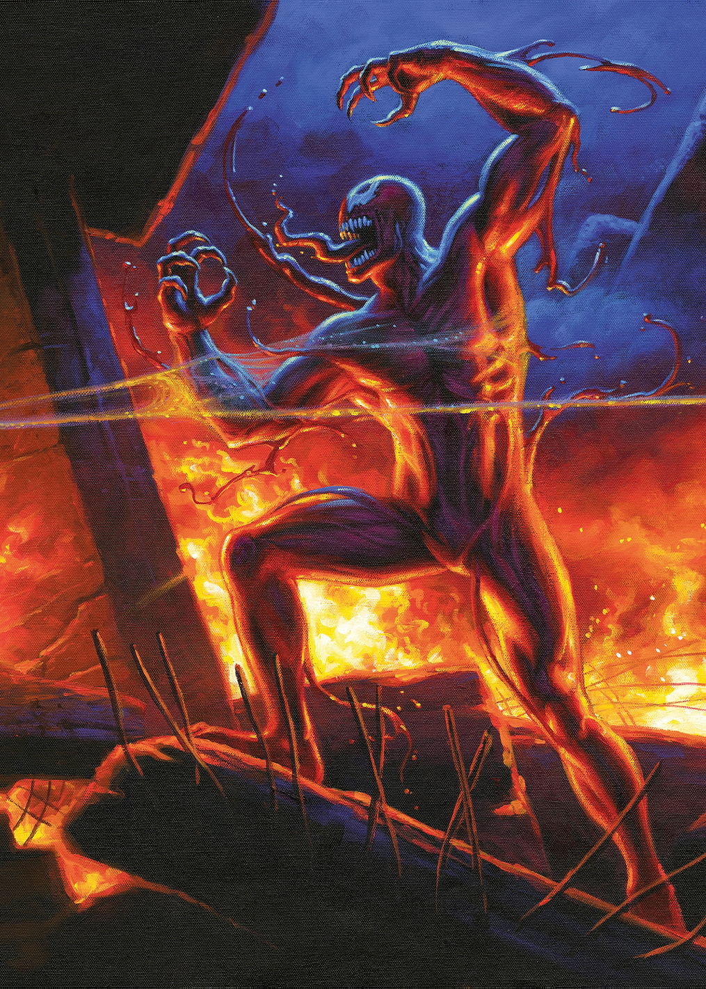 Spider-Man Carnage and Venom Triptych (middle): постер из коллекции Marvel