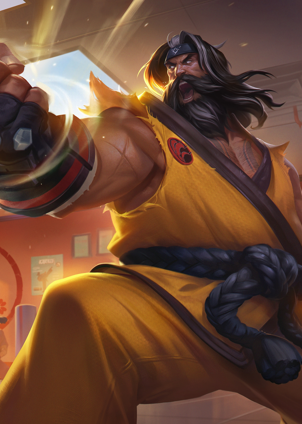 Udyr: Master of the Day Job Dojo: постер из коллекции League of Legends