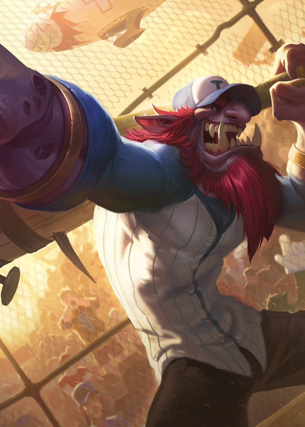 Trundle Swings for the Fences: постер из коллекции League of Legends