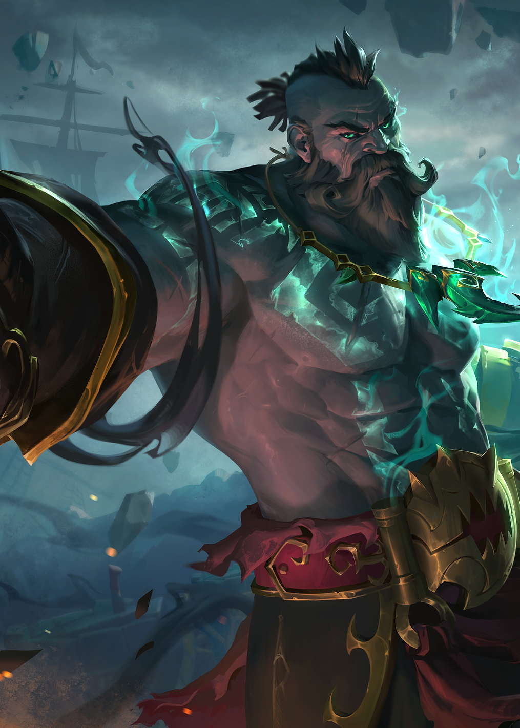 Spectral Pirate's Unyielding Stance: постер из коллекции League of Legends