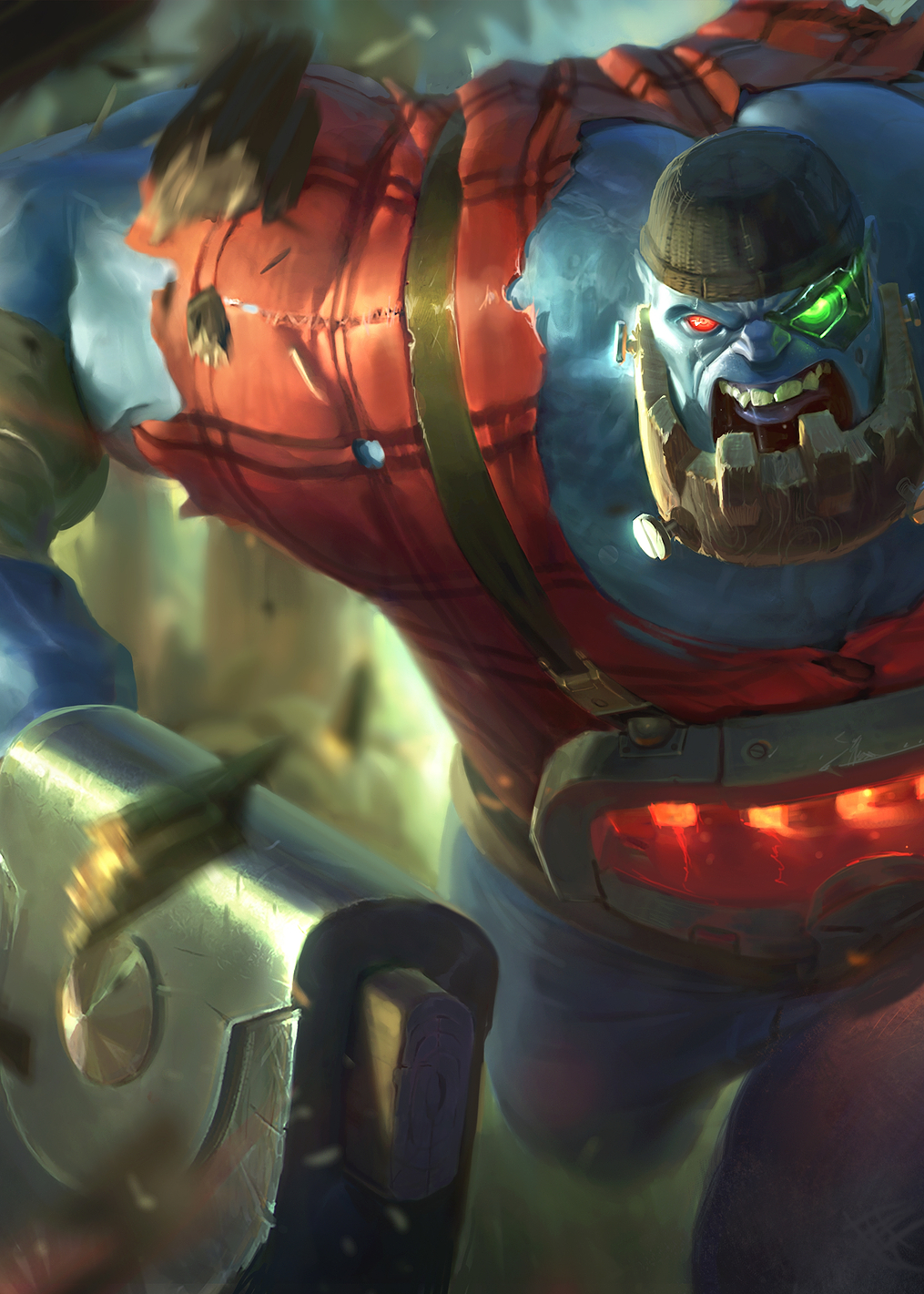 Sion: Day Job Demolition: постер из коллекции League of Legends