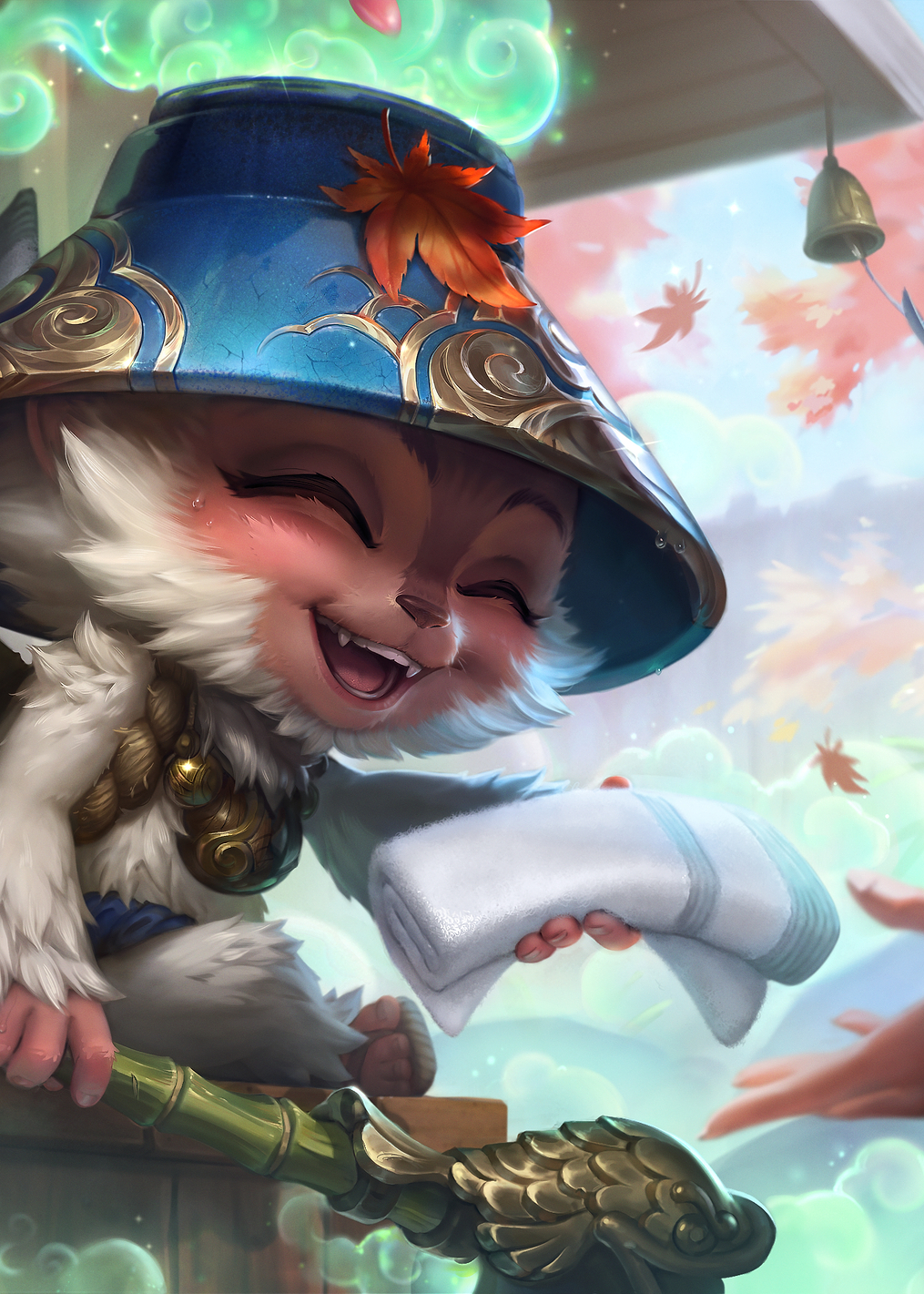 Teemo's Spirit Blossom Onsen Serenity: постер из коллекции League of Legends