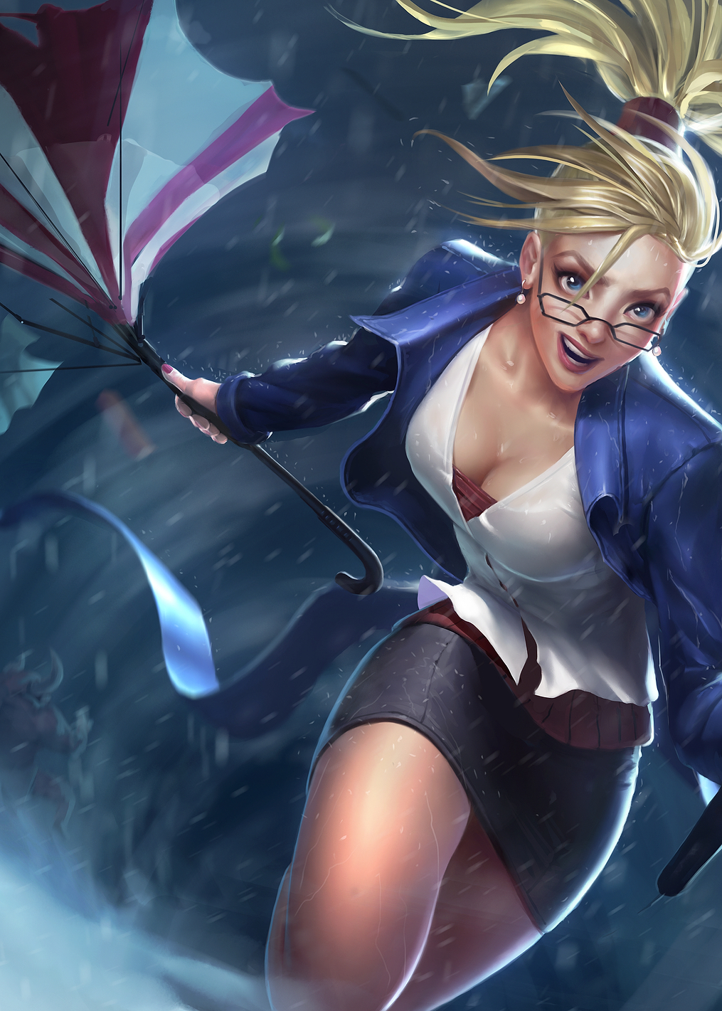 Janna: Reporting Live from the Storm: постер из коллекции League of Legends
