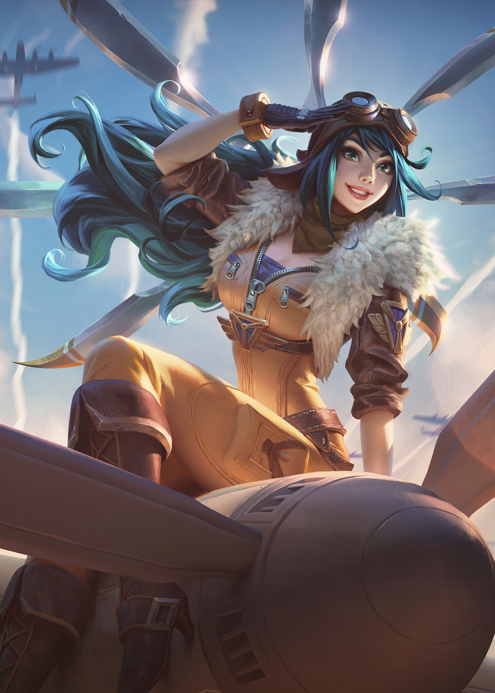 Irelia: Ace Pilot in the Sky: постер из коллекции League of Legends