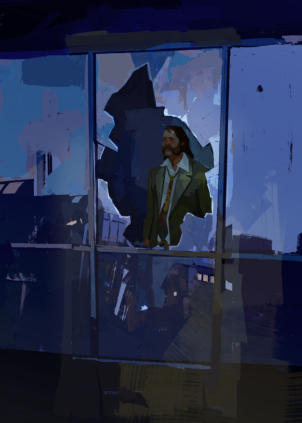Harry Du Bois: Shattered Reflection: постер из коллекции Disco Elysium