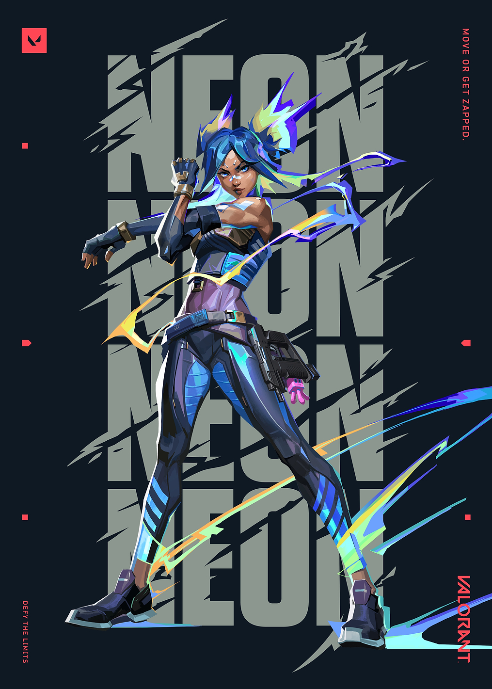 VALORANT Agent Neon: постер из коллекции VALORANT