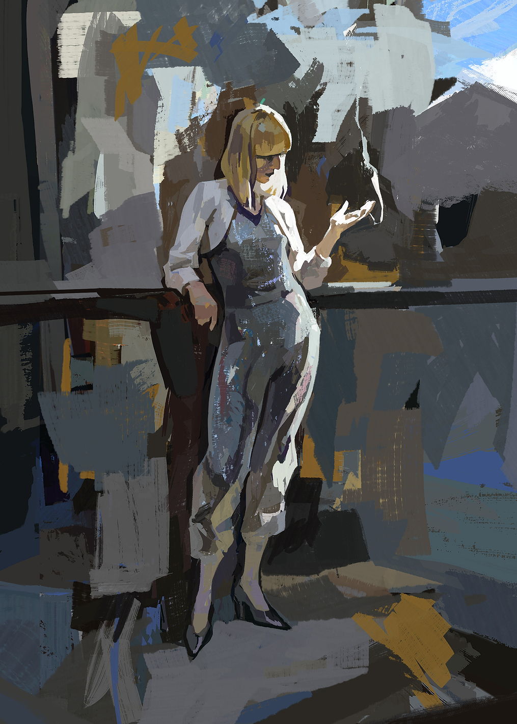 Figure Study in Bold Strokes: постер из коллекции Disco Elysium