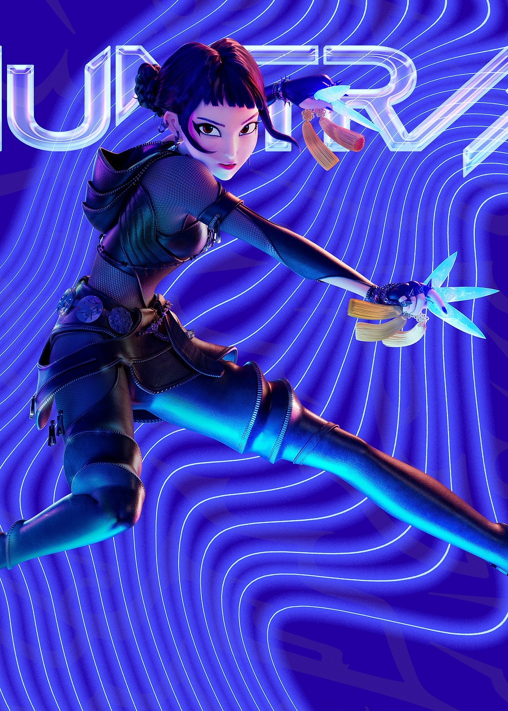 Zoey: KPop Hunter's Glow: постер из коллекции KPop Demon Hunters