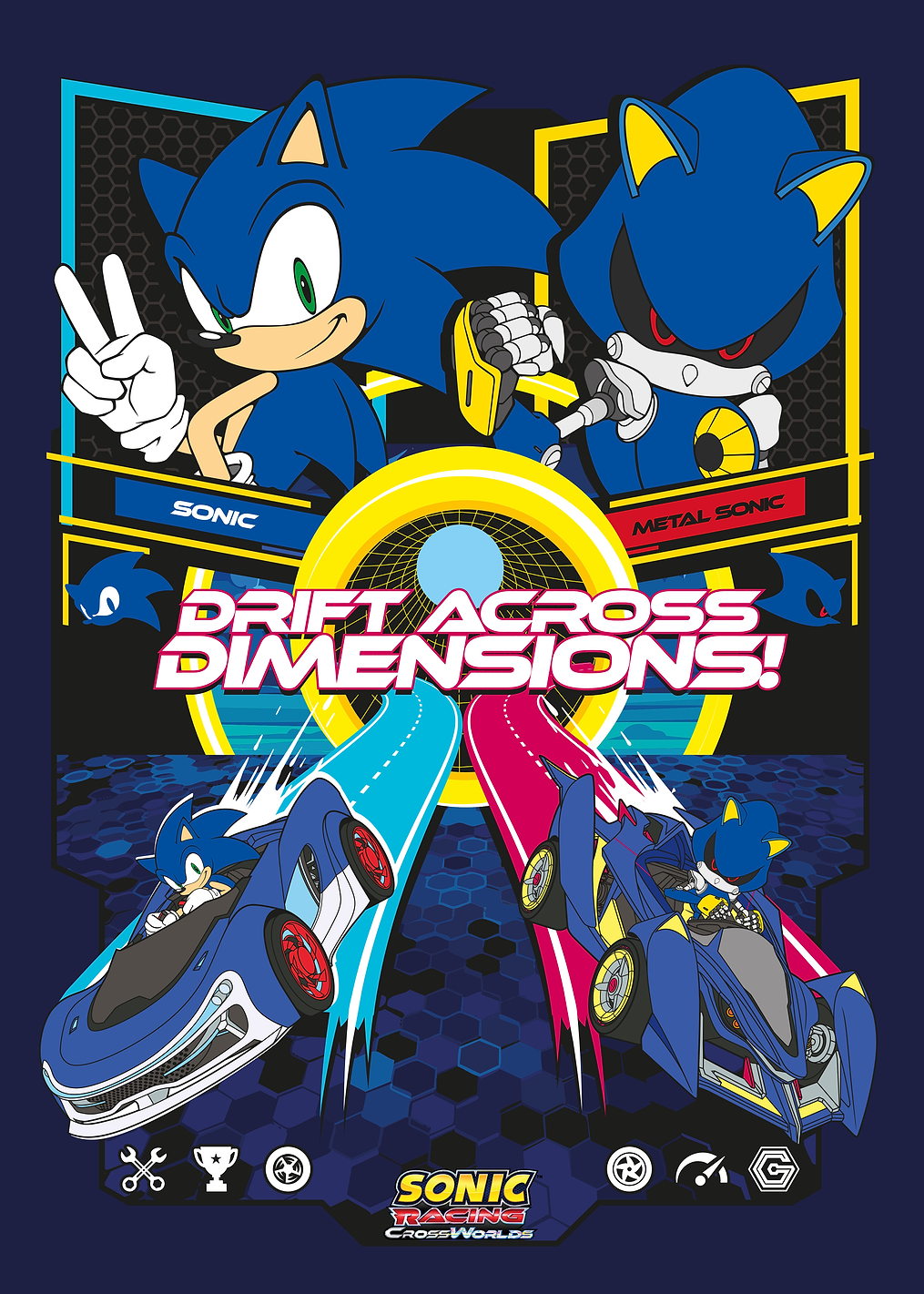 Sonic Racing: Drift Across Dimensions: постер из коллекции Sonic the Hedgehog