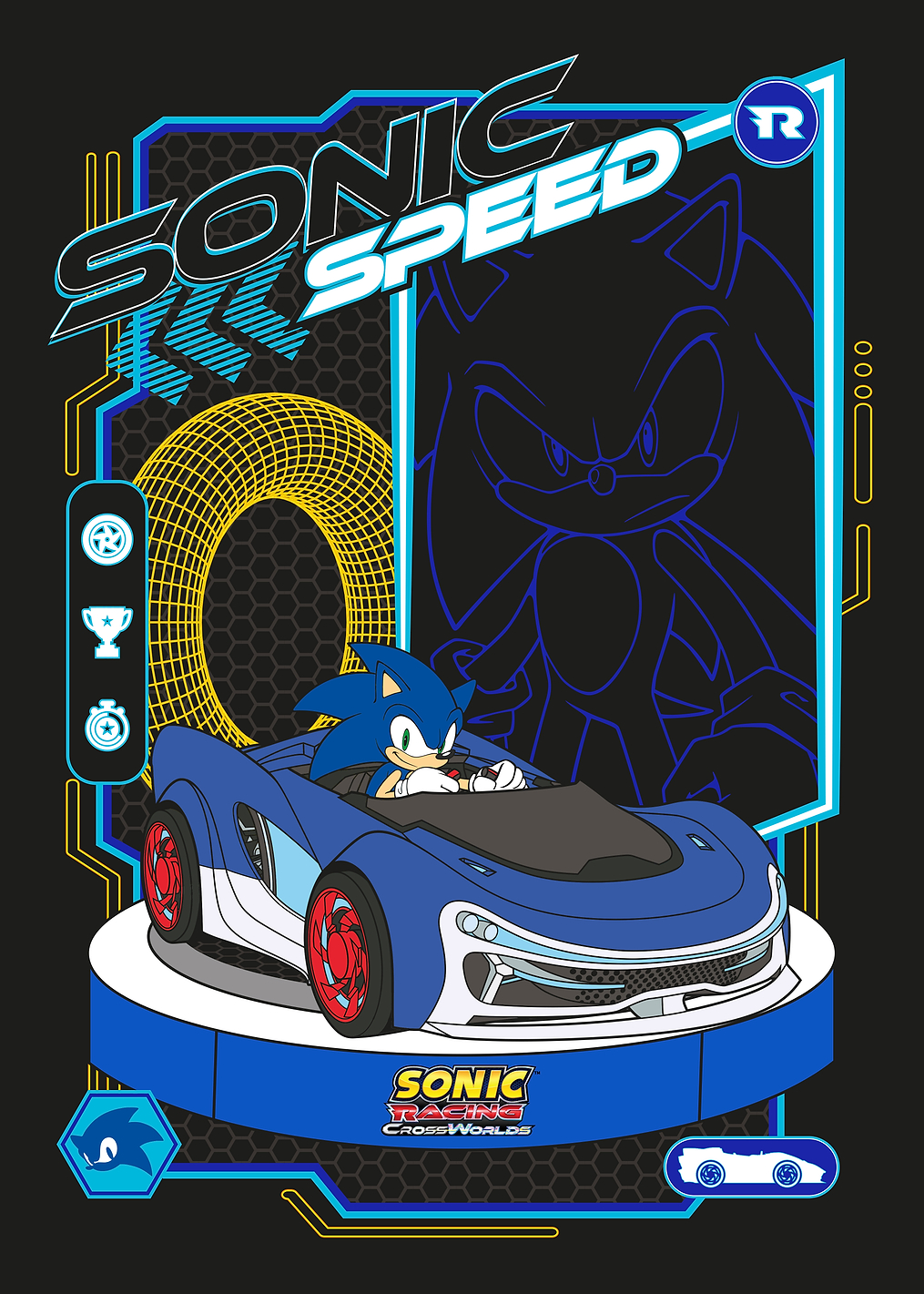 Sonic Speed: Racing into Action: постер из коллекции Sonic the Hedgehog