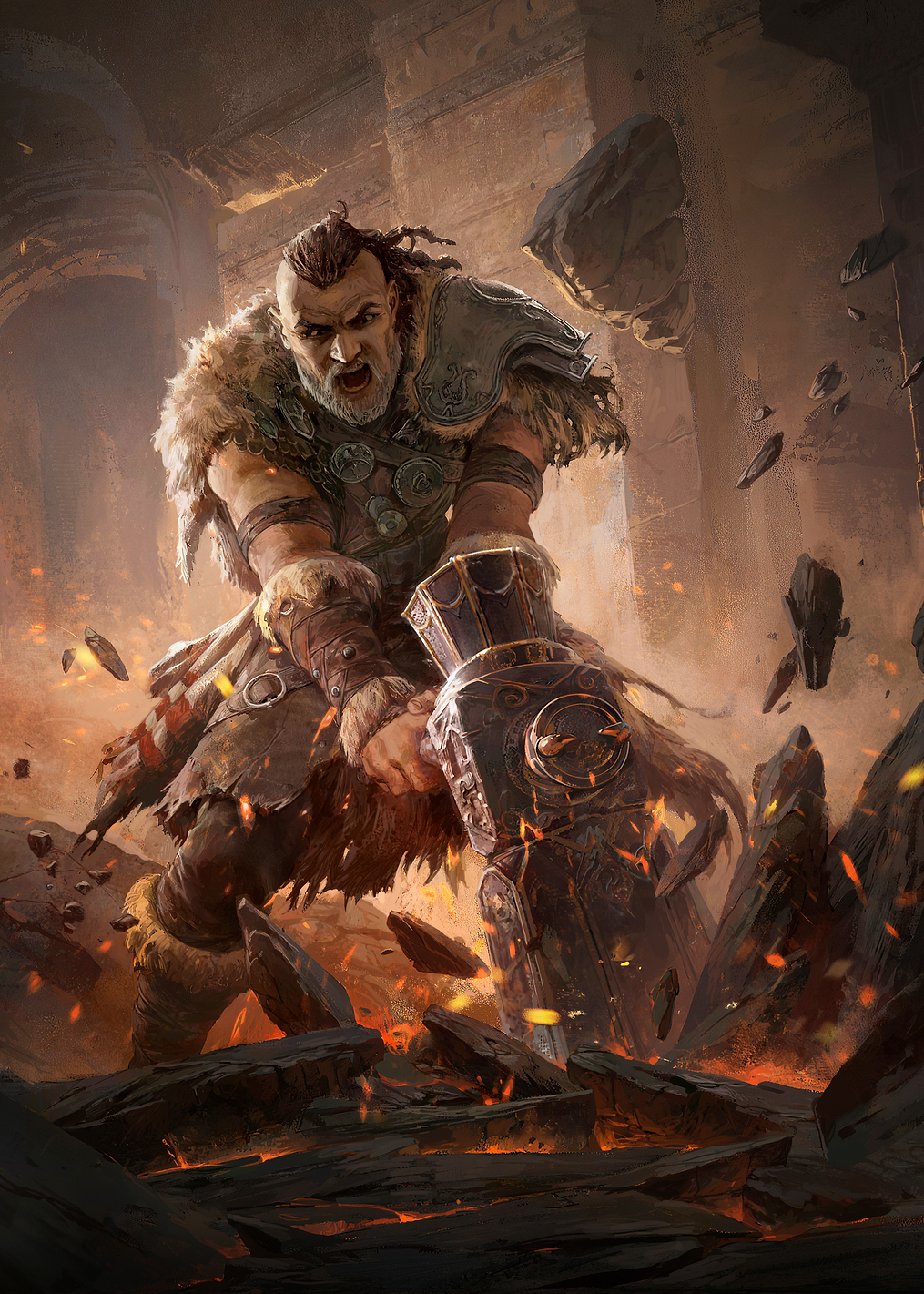 Path of Exile 2 - Warrior - Titan: постер из коллекции Path of Exile