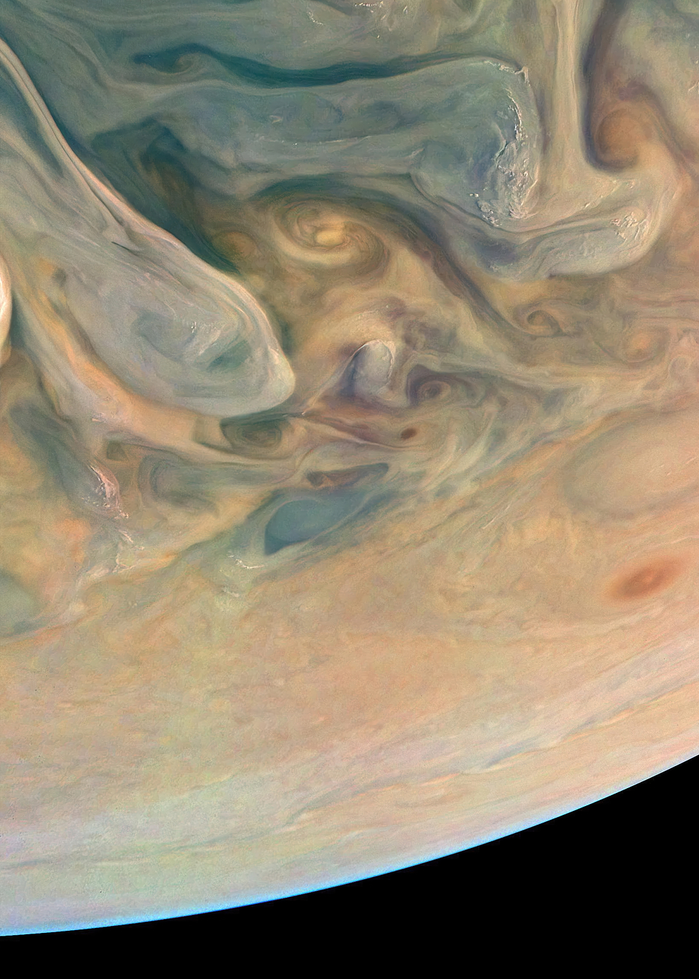 Jupiter's Turbulent Cloudscape / PLATINA