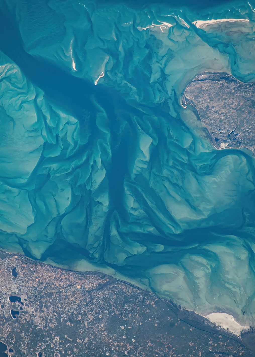 Coastal Patterns from Above: постер из коллекции Inspired by NASA