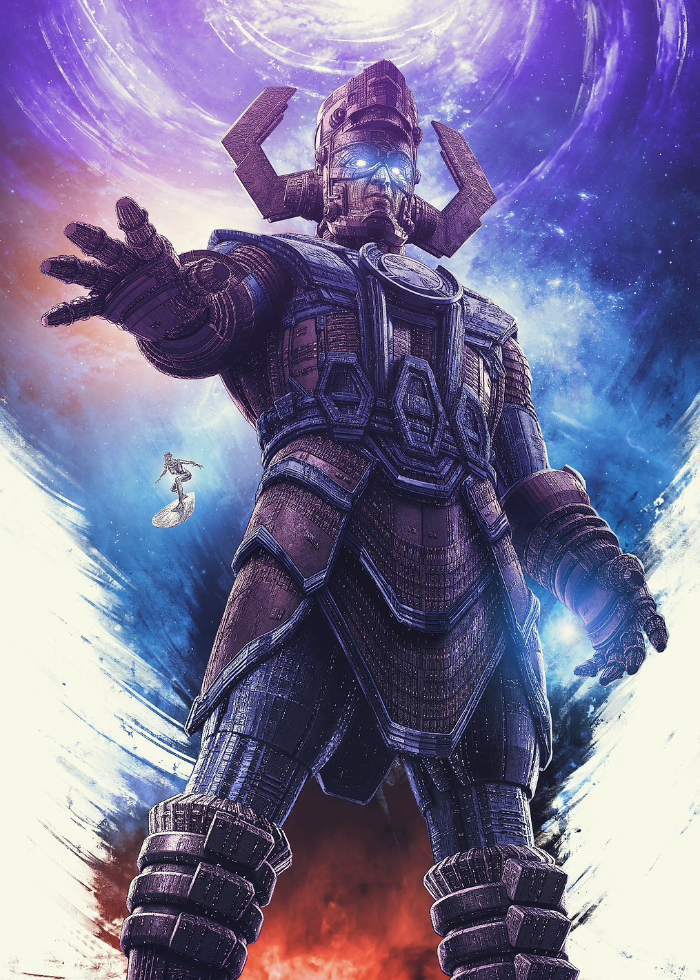 Galactus and Silver Surfer Cosmic Encounter: постер из коллекции Marvel