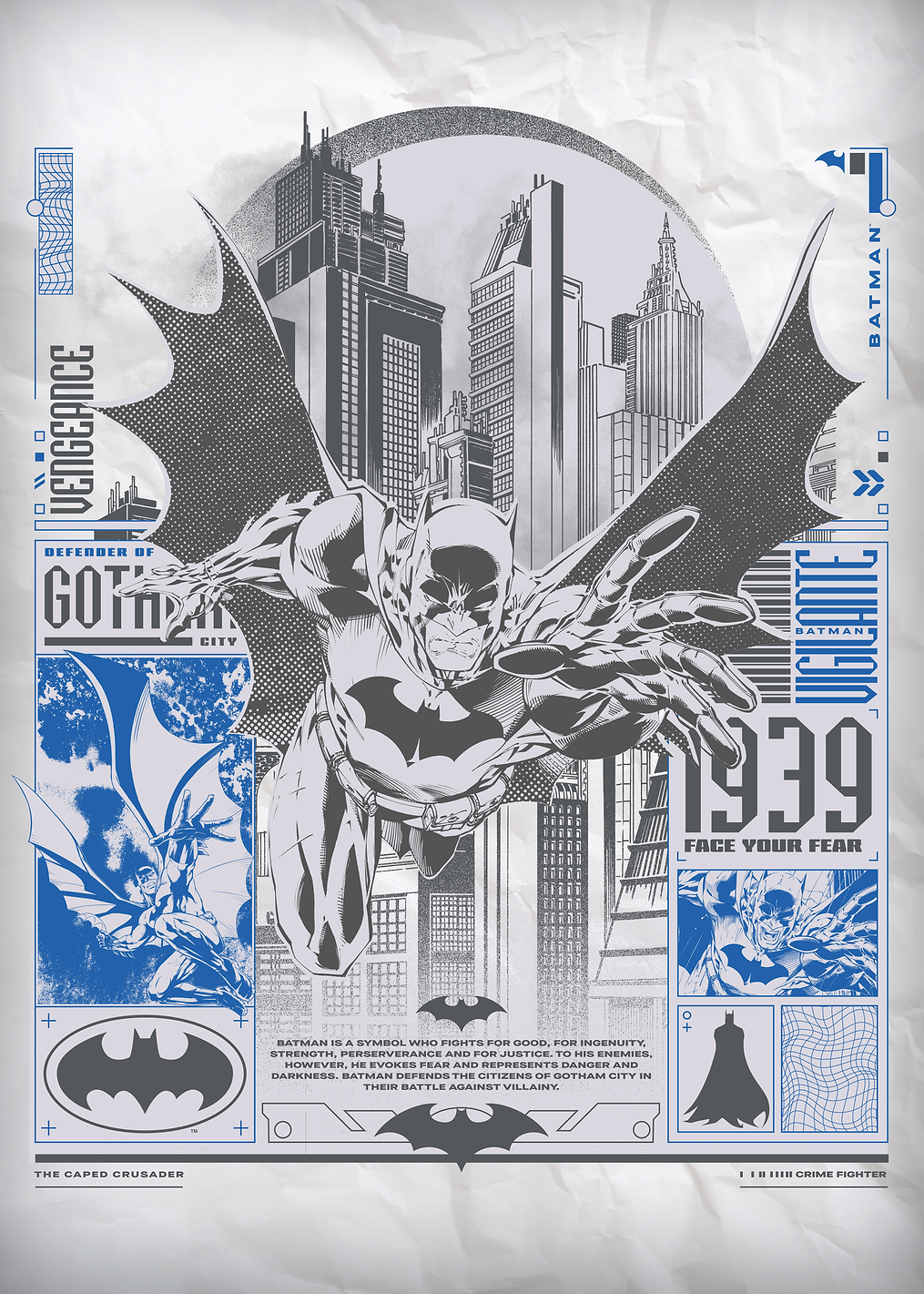 Batman: Gotham's Vigilante Legacy: постер из коллекции DC Comics