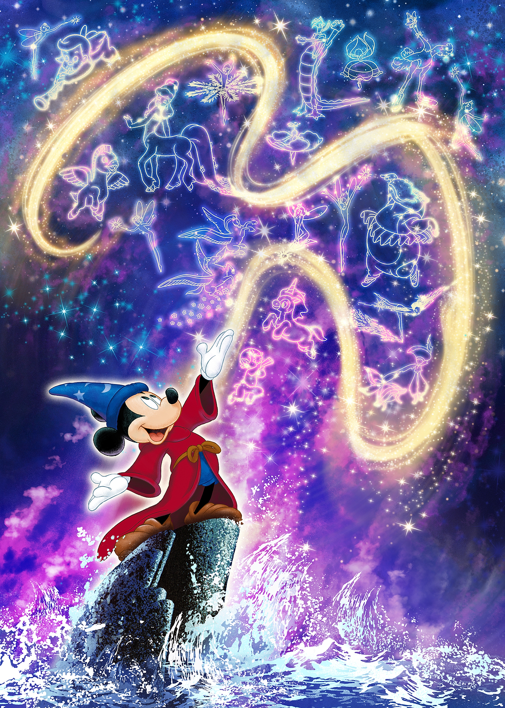 Sorcerer Mickey's Fantasia Constellations / PLATINA