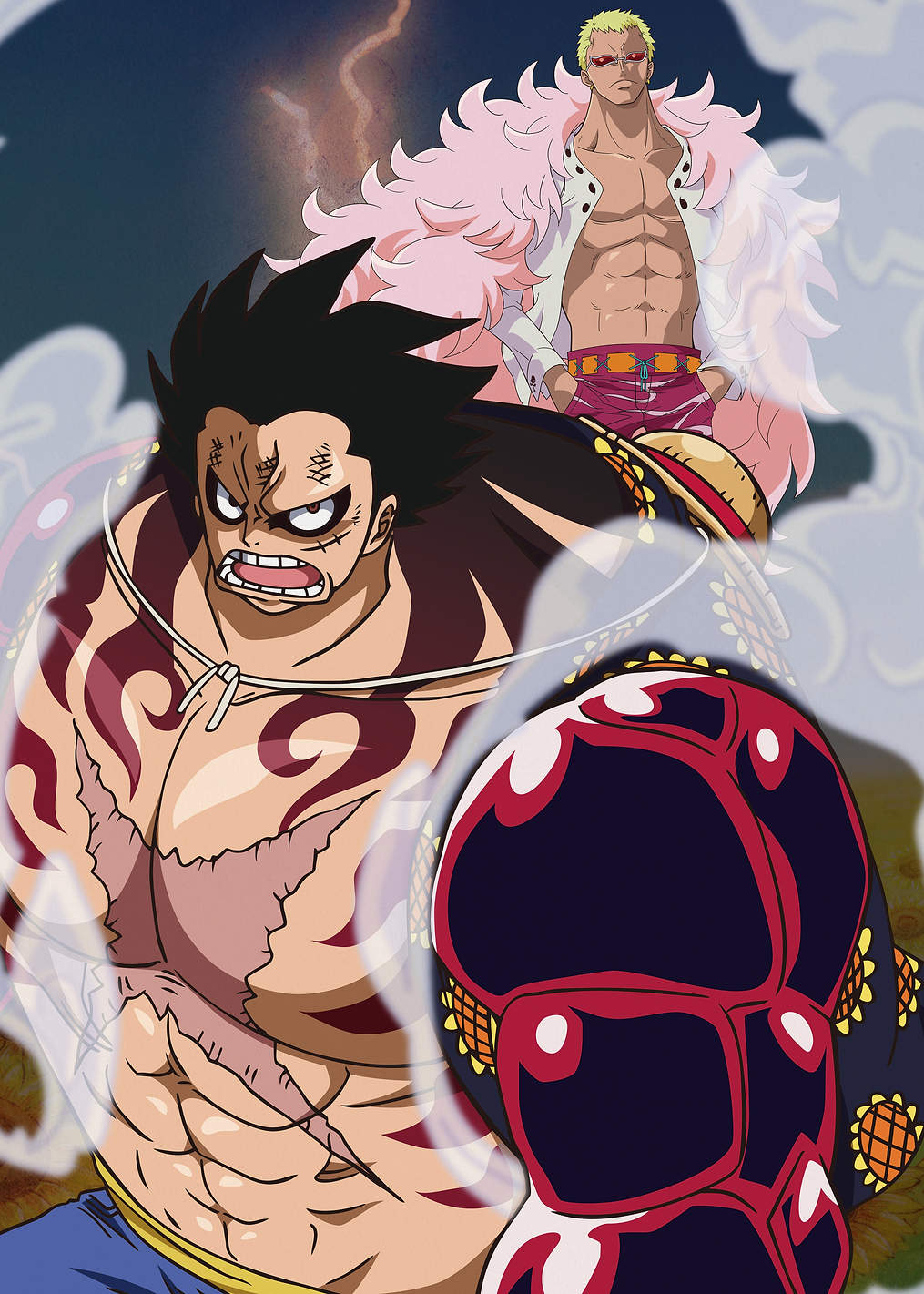 Luffy vs. Doflamingo: Gear 4 Unleashed: постер из коллекции One Piece