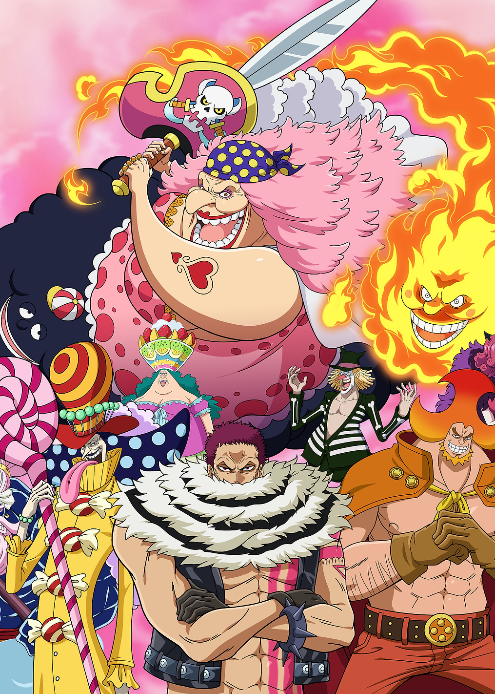 Big Mom Pirates: Sweet Commanders Assemble: постер из коллекции One Piece