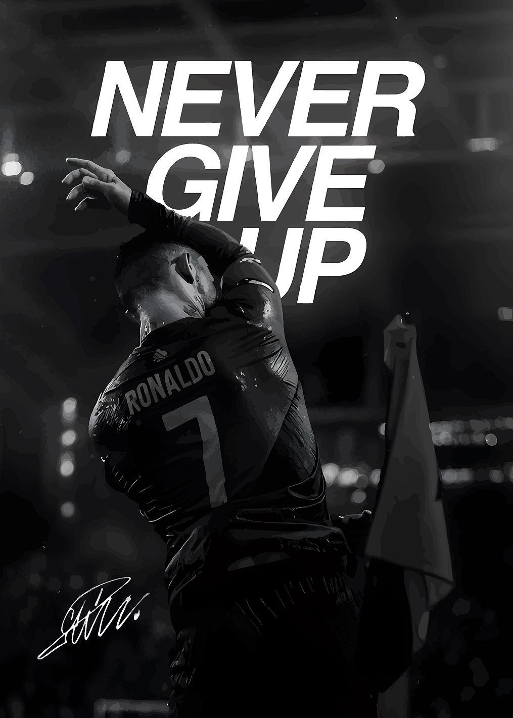 Cristiano Ronaldo: Never Give Up: постер из коллекции Криштиану Роналду