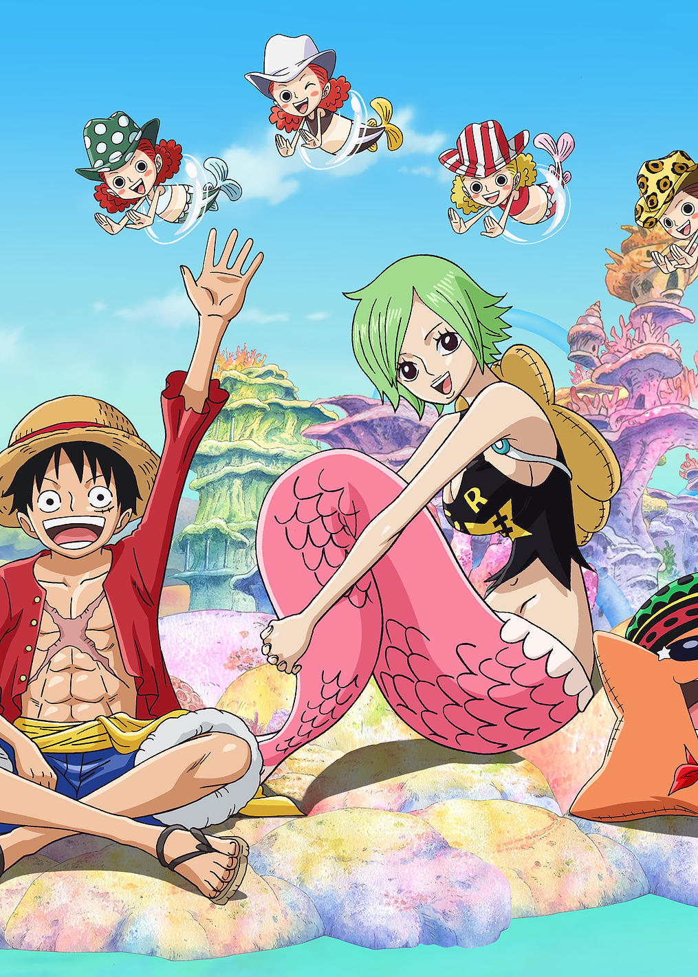 One Piece: Luffy and Camie: постер из коллекции One Piece
