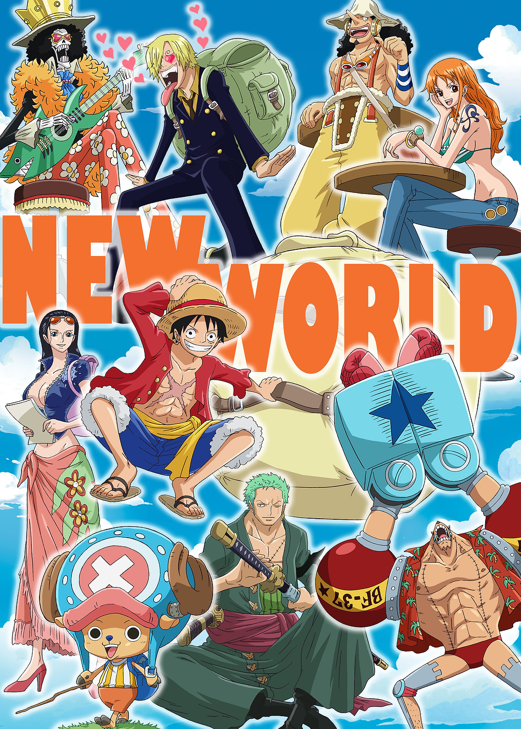 One Piece: New World Crew Collage: постер из коллекции One Piece