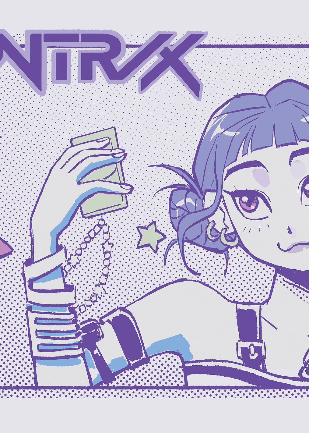 HUNTRX Zoey Poster – Stylish Anime-Inspired Art: постер из коллекции KPop Demon Hunters