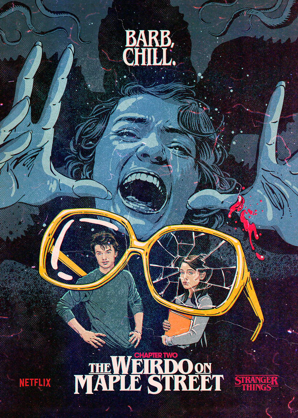 Butcher Billy's Barb: Maple Street Terror s1e2: постер из коллекции Stranger Things Series