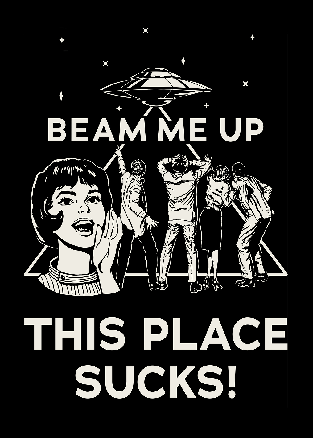 Beam Me Up, This Place Sucks!: постер из коллекции Stranger Things Series