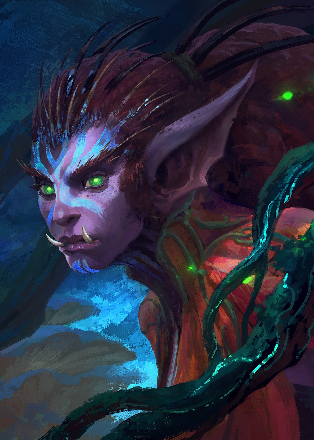 Mystic Orweyna Portrait: постер из коллекции World Of Warcraft