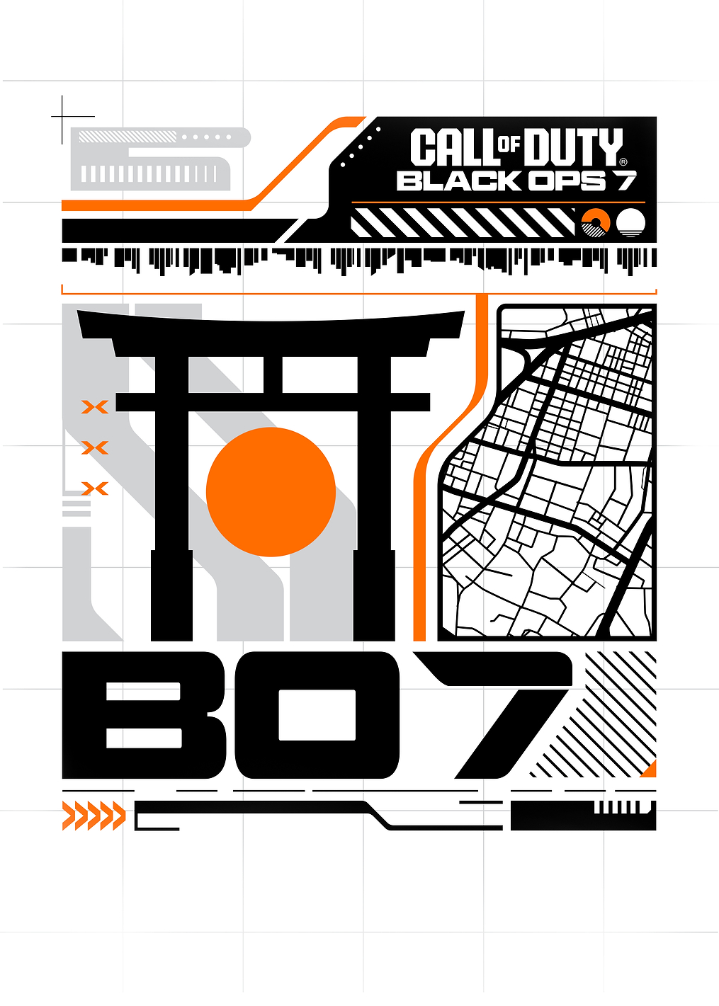 Black Ops 7: Tokyo Tech-Ops Schematic: постер из коллекции Call of Duty