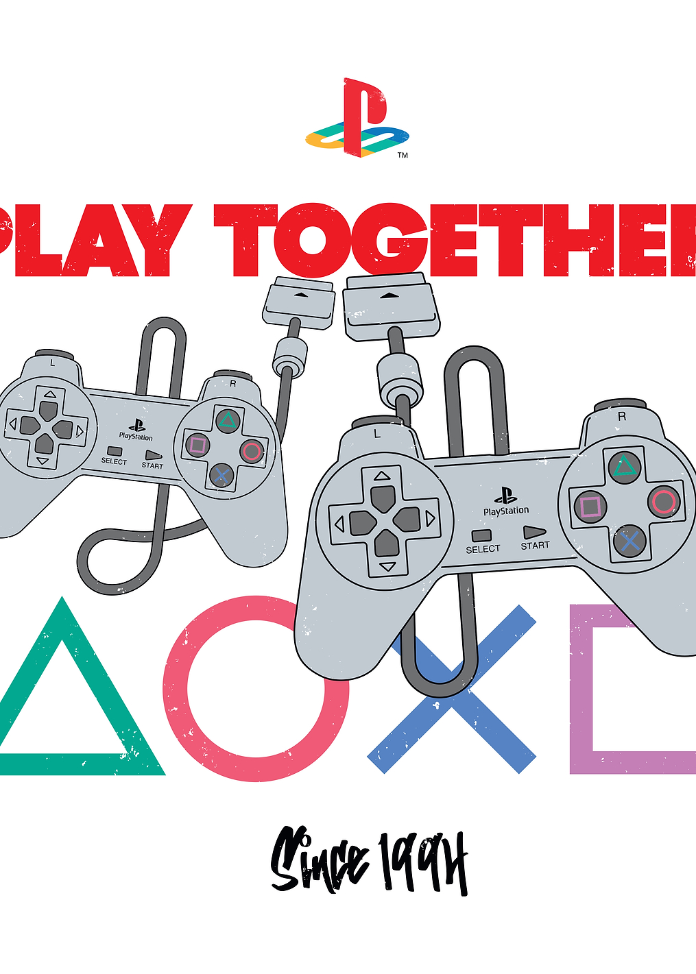 PlayStation Retro: Play Together Since '94: постер из коллекции PlayStation