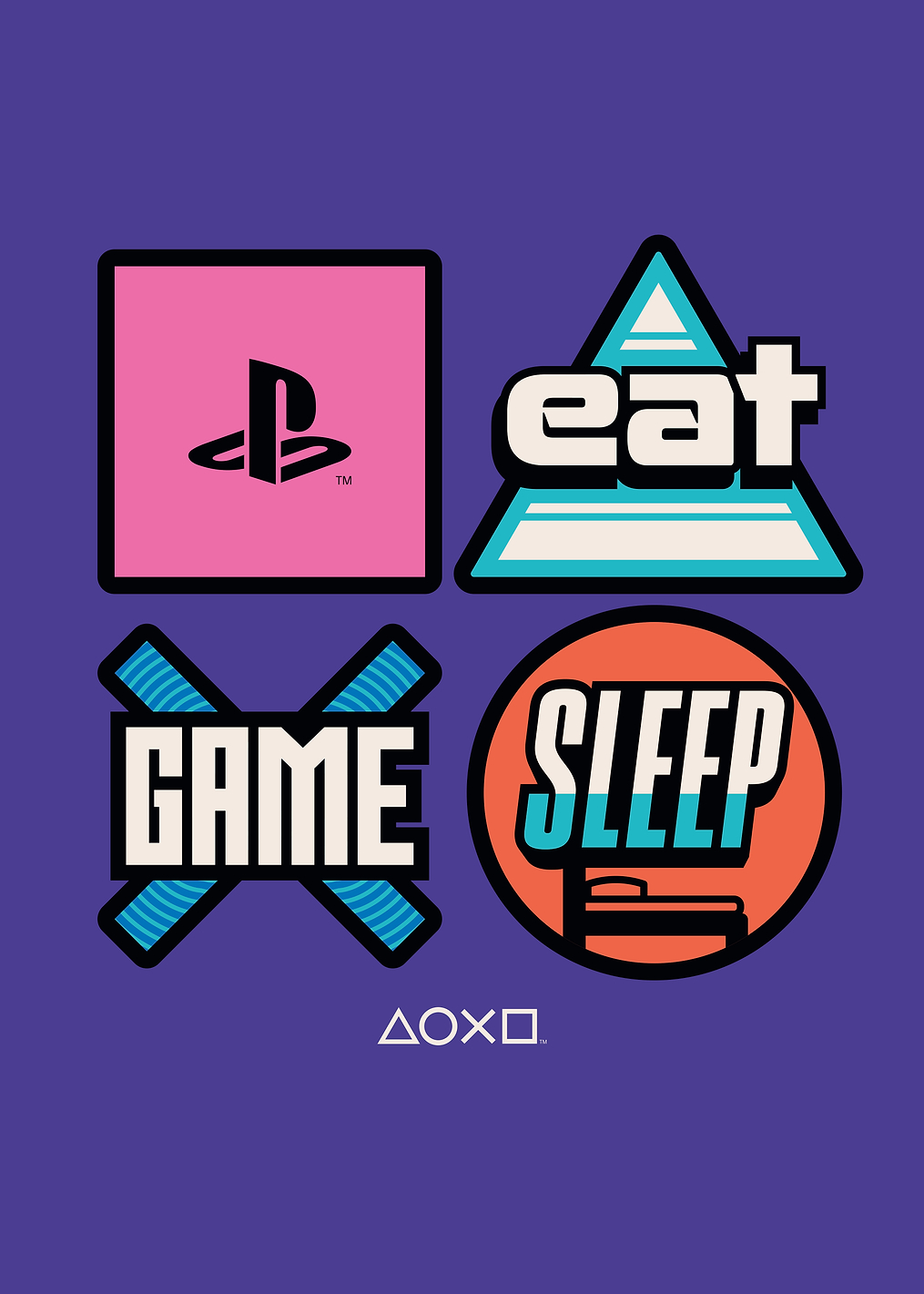 PlayStation: Eat Sleep Game!: постер из коллекции PlayStation