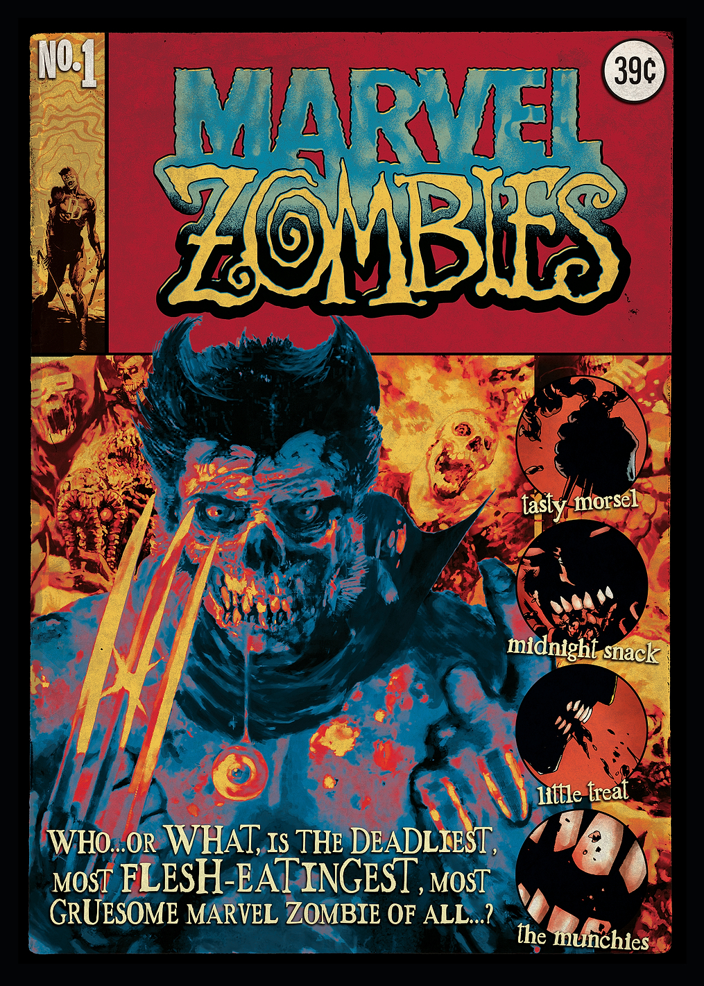 Zombie Wolverine Comic Cover: постер из коллекции Marvel