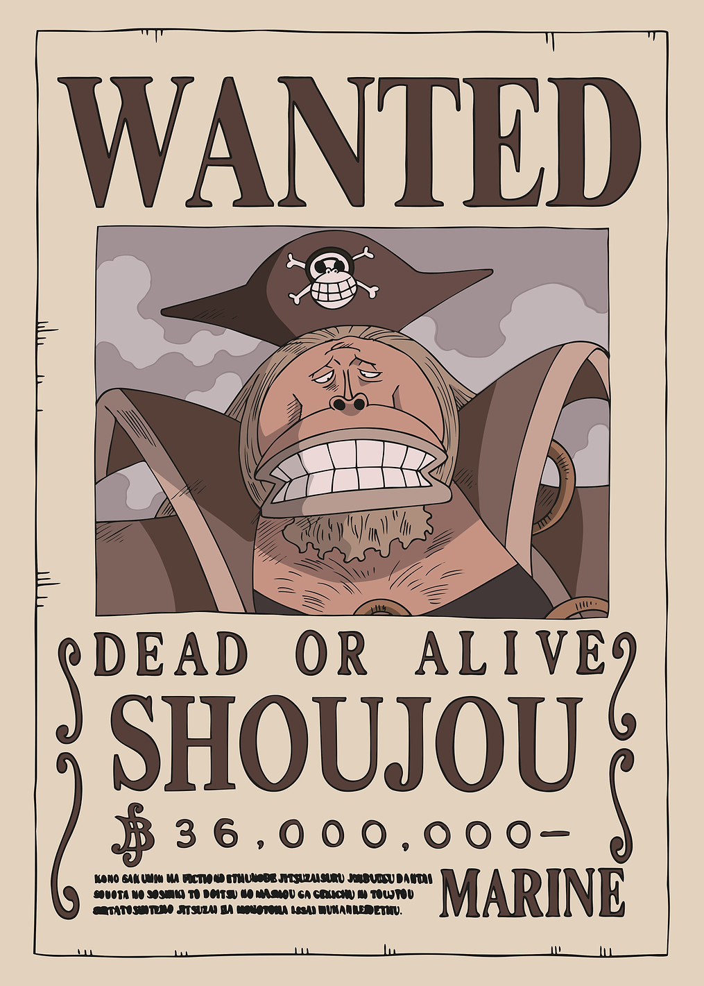 Shoujou Wanted: постер из коллекции One Piece