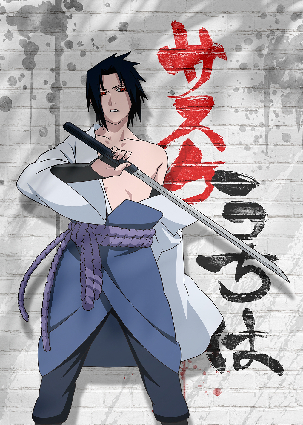Sasuke Uchiha – Sharingan Blade: постер из коллекции NARUTO