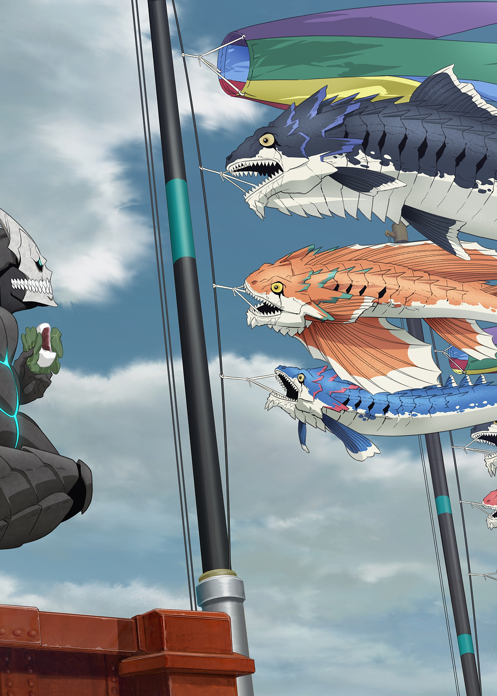 Kaiju No. 8's Koinobori Feast: постер из коллекции Kaiju No.8