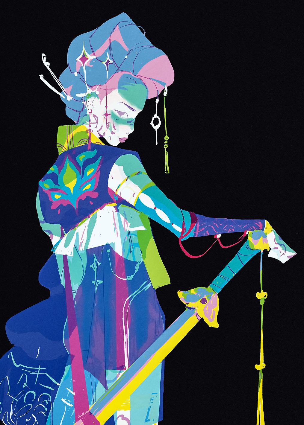Rumi: Vibrant Hunter's Elegance: постер из коллекции KPop Demon Hunters