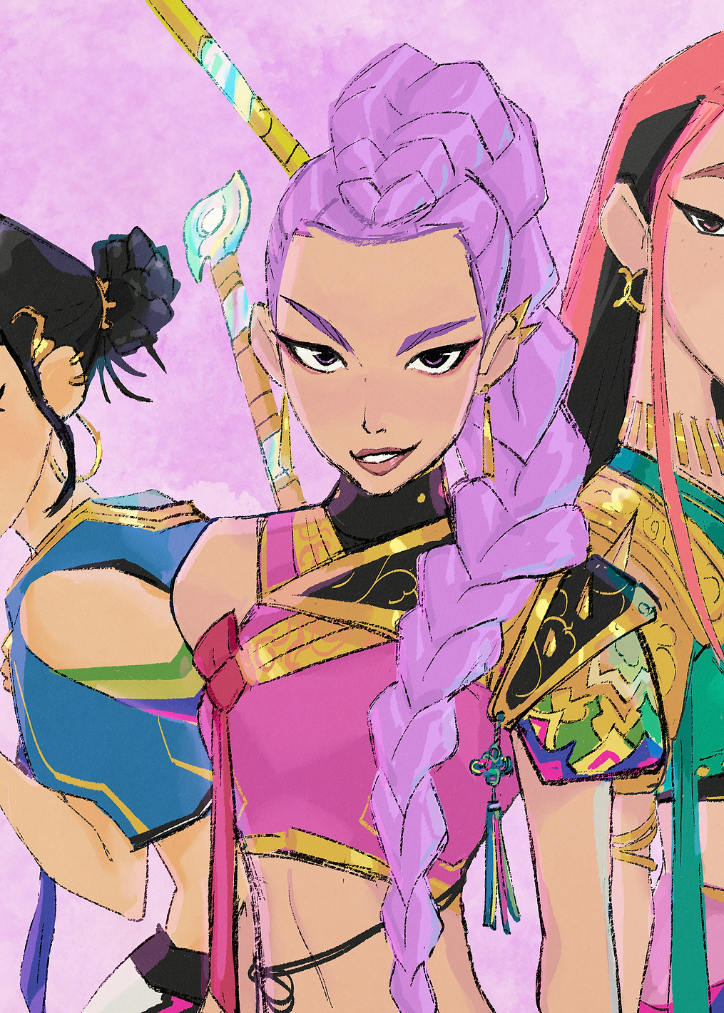 HUNTR/X: Divine Demon Hunters: постер из коллекции KPop Demon Hunters