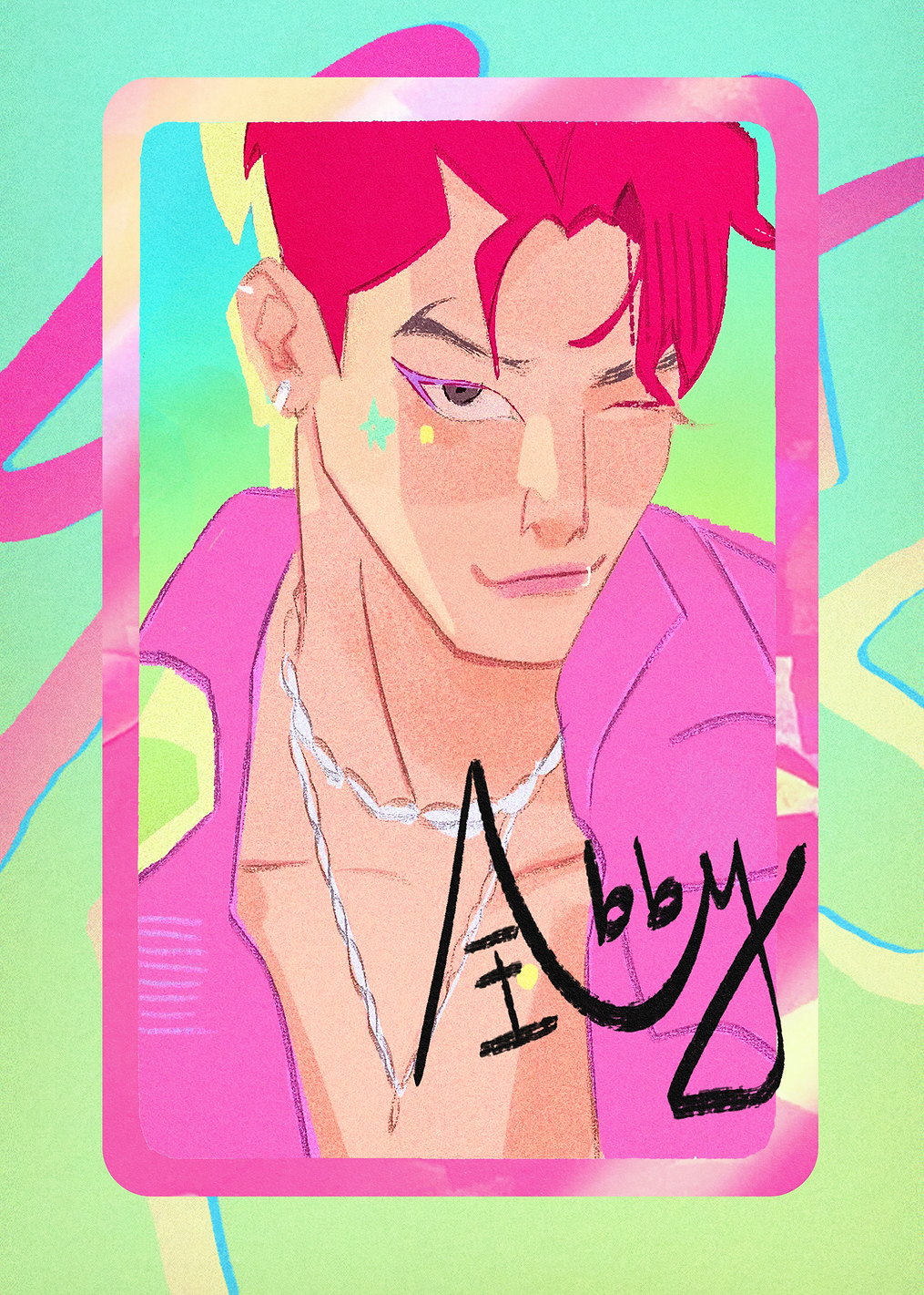 Abby's Electric Charm: постер из коллекции KPop Demon Hunters