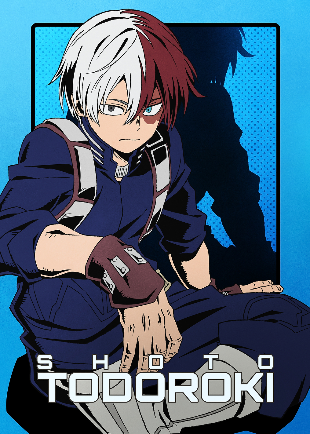 Shoto Todoroki: Dual Quirk Hero: постер из коллекции My Hero Academia